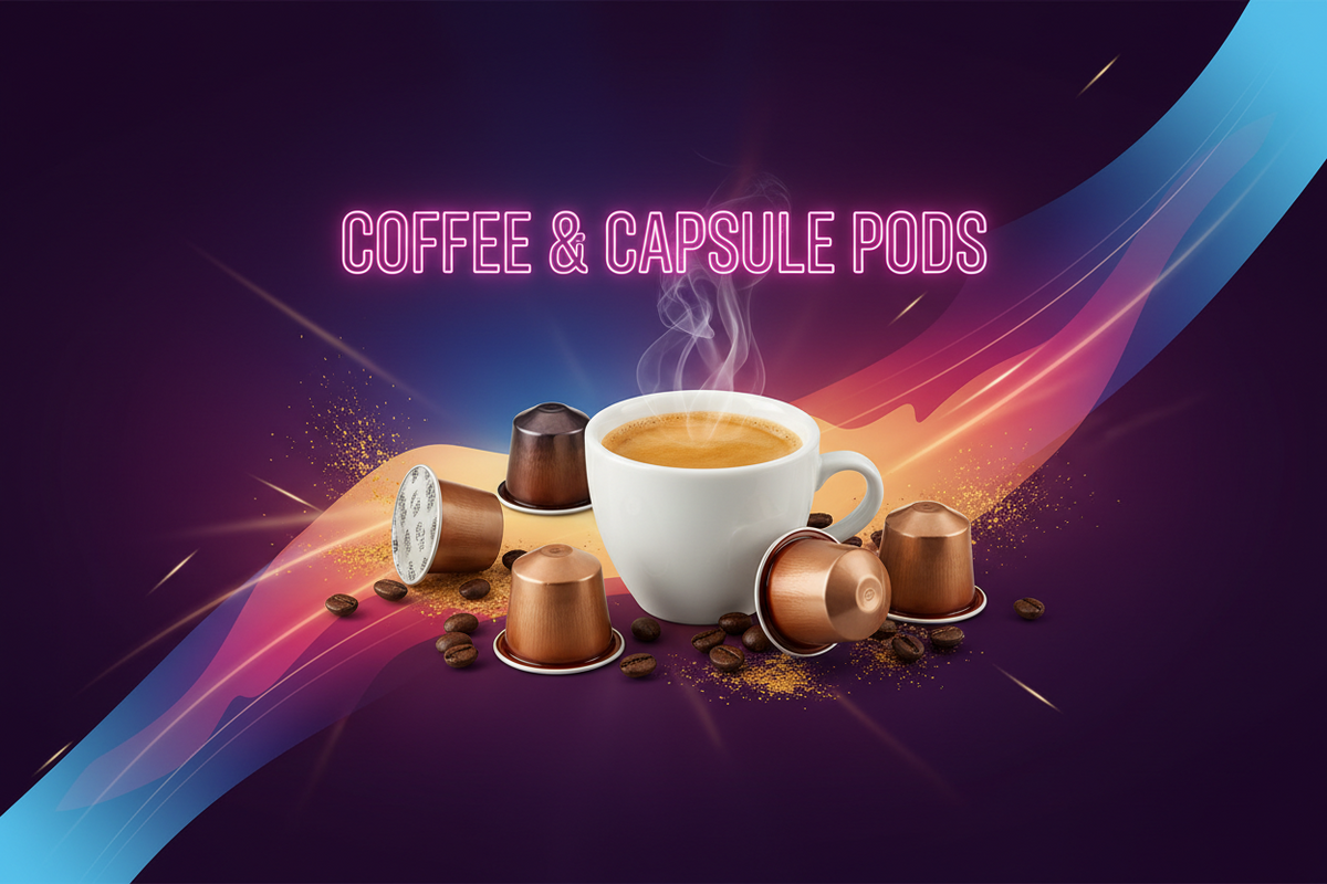 COFFEE AND CAPSULES PODS